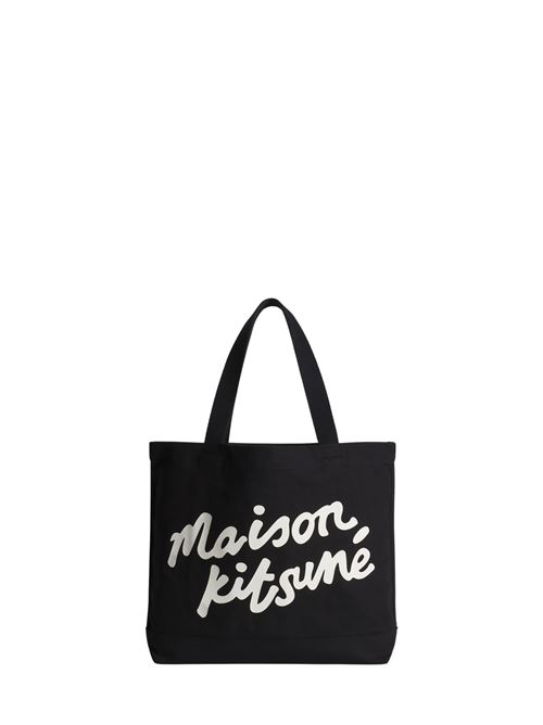 Tote bag with Maison Kitsuné signature print MAISON KITSUNE' | PW05124WW9042P199